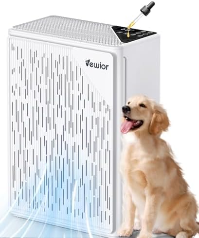 VEWIOR Air Purifier for Home Large Room Bedroom H13 True HEPA up to 2535ft² by VEWIOR