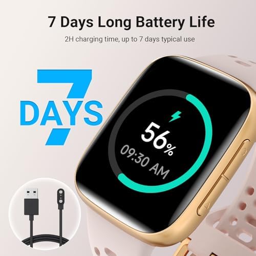 Smart Watches for Women Android iPhone, [1.85" AMOLED Screen] Smartwatch Fitness Tracker 3ATM Waterproof with Bluetooth Calls, AI Control, Heart Rate/SpO2/Sleep Monitor, 7 Days Battery - Image 6
