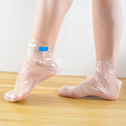 200Pcs Disposable foot film cover, Paraffin Bath Liners for Foot, foot film cover, anti cracking plastic bag, household cling film, trial shoe, foot cover, sock cover,Wax thera-py Foot Bag - Image 6