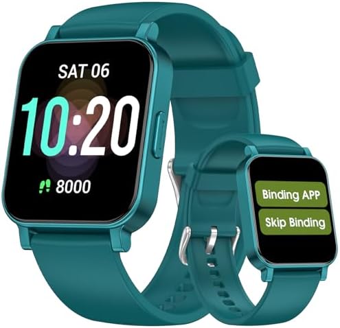 Smart Watch, Fitness Tracker with Heart Rate, Blood Oxygen, Sleep Tracker by TYKOIT