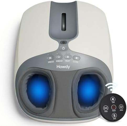 Howdy Shiatsu Foot Massager with Cooling & Heating for Plantar Fasciitis by Unknown