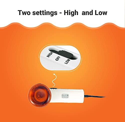 Red Light Therapy Infrared Heating Wand by Theralamp – Handheld Heat Lamp Includes Replacement Bulb - Image 3