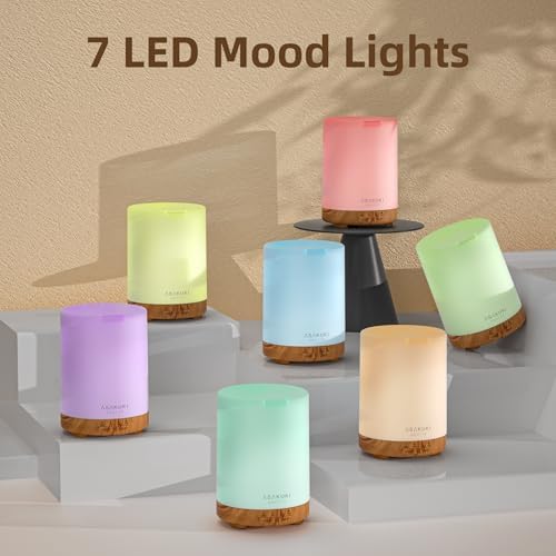 ASAKUKI Essential Oil Diffuser for Home with 6 Essential Oil Sets - Image 3