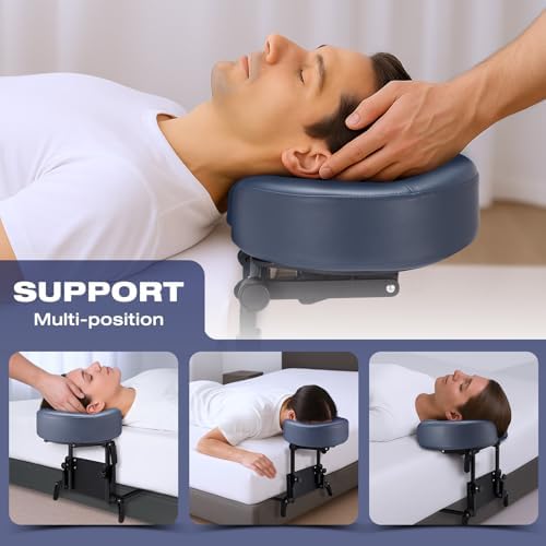 Massage Headrest for Bed Mattress Top, Adjustable Face Cradle Cushion - Image 2