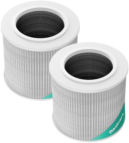 Resiners 2 Pack Replacement Filter for AirPure Air Purifier by Resiners
