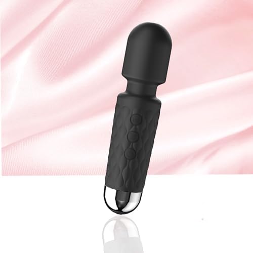 Handheld Portable Black Massager - Massager to Relieve Back Neck Shoulder Whole Body Muscle Pain Relief Pressure and Tension Relief & Sports Recovery 20-Modes & 8-speeds Multi-Settings Available, by Unknown