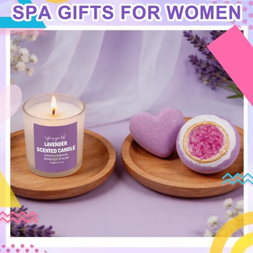 Ithmahco Purple Lavender Themed Birthday Gift Basket for Women Teen Girls - Image 4