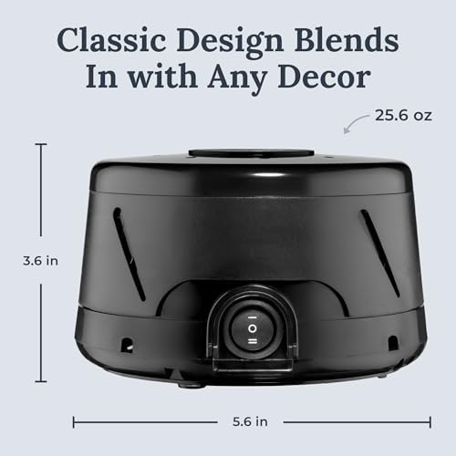 Yogasleep Dohm Classic 2-Pack Black | The Original White Noise Machine | Soothing Natural Sound from a Real Fan | Noise Cancelling | Sleep Therapy, Office Privacy, Travel - Image 5