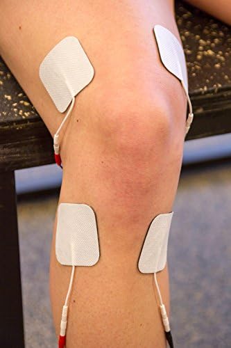 reserv 2" x 2" Premium Re-Usable Self Adhesive Electrode Pads for TENS/EMS Unit, Fabric Backed Pads with Premium Gel (Latex Free) (4 Pack (160 electrodes) - Image 3