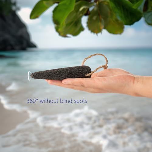 Natural Volcanic Pumice Stone for Feet & Hands. Foot Scrubber for Dead Skin Remover & Deep Cleansing, Cone Shape Stone for Hard-to-Reach Areas Corn Removal, 2 Pcs, Ready-to-Gift Design - Image 2
