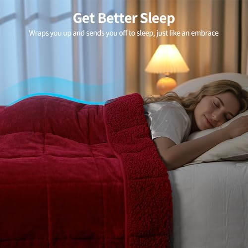 Uttermara Weighted Blankets for Adults Queen Size, 15lbs 60x80 inches - Image 3