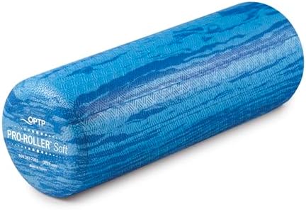 OPTP PRO-Roller Soft Density Foam Roller – Round, Short Blue, 18" x 6" by OPTP