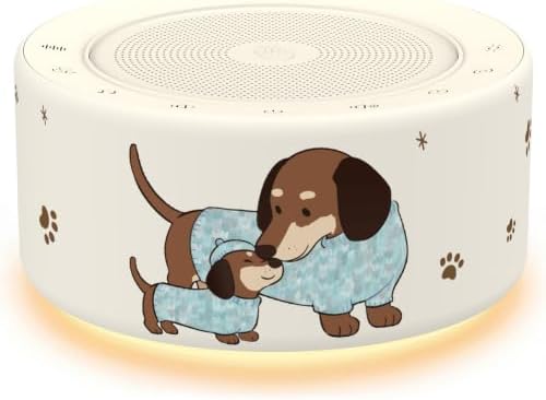 Kipcush White Noise Machine for Baby & Adults, Sleep Sound Machine with 30 Soothing Sounds, 8-Color Night Light, Memory Function, White Noise for Sleeping, Nursery, Office, Travel, Relaxation by Kipcush%C2%AE