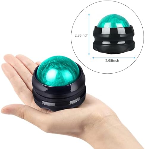 WOVTE Massage Ball, Lacrosse Balls, Self Massage Tool for Sore Muscles, Shoulders, Neck, Back, Foot, Body, Deep Tissue, Trigger Point, Muscle Knots, Yoga and Myofascial Release (Green) - Image 2