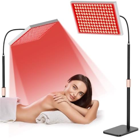 Red Light Therapy for Body Face, Infrared Light Therapy Panel Lamp with Stand, 660nm and 850nm Near Infrared LED Red Lights Therapy Device at Home, Gift for Mom Wife Girlfriend Sister Women by i-Venoya