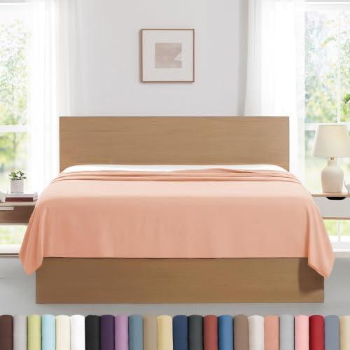 Southshore Fine Living 2-Pack Full Size Flat Sheets Only Microfiber Blush by SouthshoreFineLivingInc