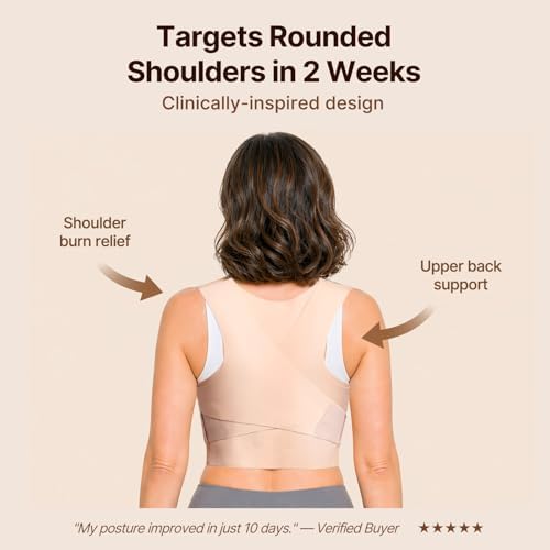 Fit Geno Invisilite Posture Corrector for Women Adjustable Upper Back Brace - Image 2