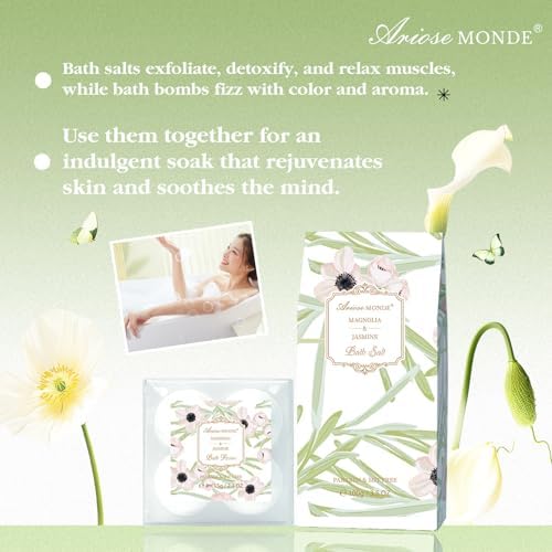Spa Gifts for Women, Bath and Body Gift Set Magnolia Jasmine Spa Gift Set - Image 5
