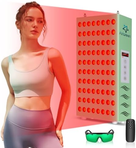 Astarexin Red Light Therapy for Body Face, Red Light 660nm & Infrared Light 850nm Red Light Therapy Panel Device Lamp for Skin Beauty & Anti-Aging with Controller by Astarexin