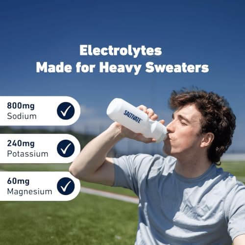 Electrolytes Powder, Salty Orange, 800mg Sodium, 45 Servings - Image 2