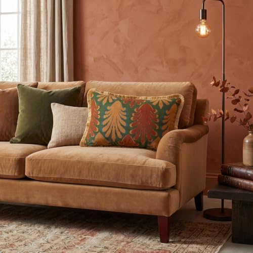 patdrea Designer Vintage Velvet Throw Pillow Cover,12"x20"-OldlegendA - Image 3