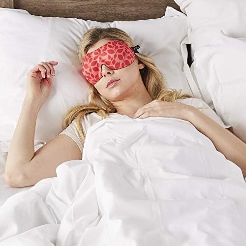 Bucky 40 Blinks No Pressure Eye Mask for Travel & Sleep, Hibiscus Leaf, One Size - Image 4