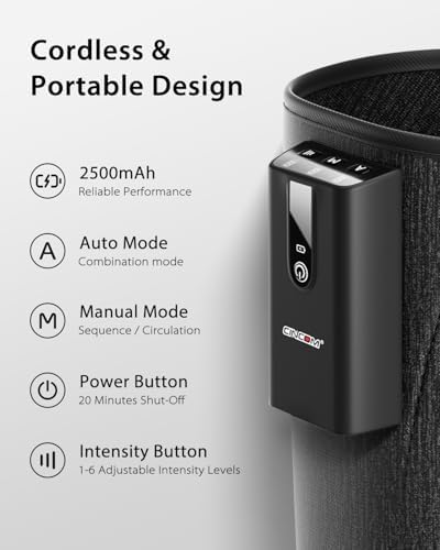 CINCOM Cordless Calf Massager for Circulation and Pain Relief - Image 4