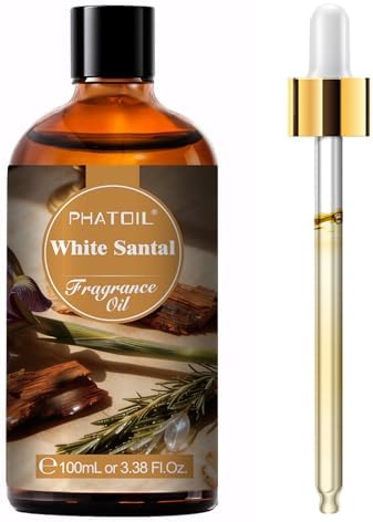 PHATOIL White Santal Fragrance Oil for Diffuser Aromatherapy 3.38FL.OZ by PHATOIL