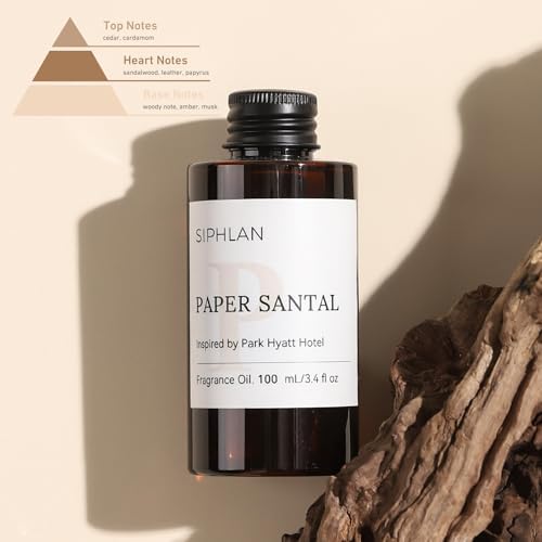 Paper Santal Hotel Collection Diffuser Oil – 100mL Luxury Aromatherapy Essential Oil for Diffusers & Waterless Diffusers – Premium Fragrance for Home & Office - Image 3