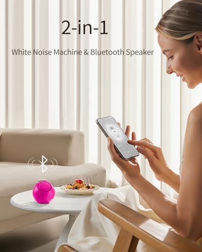 CHICWAY Portable Sound Machine with AI Cry Detection White Noise Machine - Image 4