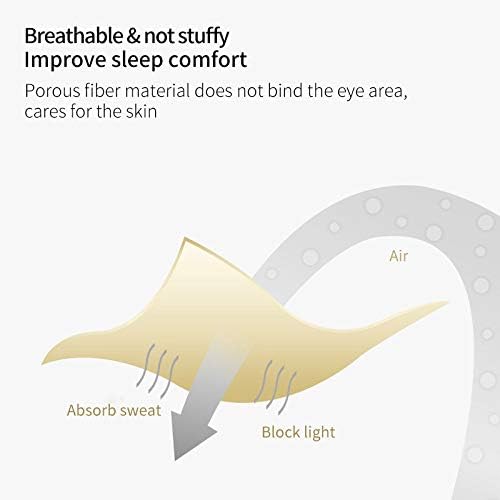 PERFECTSIGHT Sleep Eye Masks Silk Sleep Eye Cover Lightweight Adjustable Eyeshade Mask Satin Night Eyeshade Cover for Women Men Sleep Travel Nap (Cat-Green) - Image 3