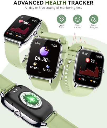 Smart Watch for Women Men- Answer/Make Call, 2025 IP68 Waterproof Fitness Step Sleep Tracker Watch with Monitor Activity Counter Smartwatch for Andriod iPhone iOS Samsung Compatible - Image 4
