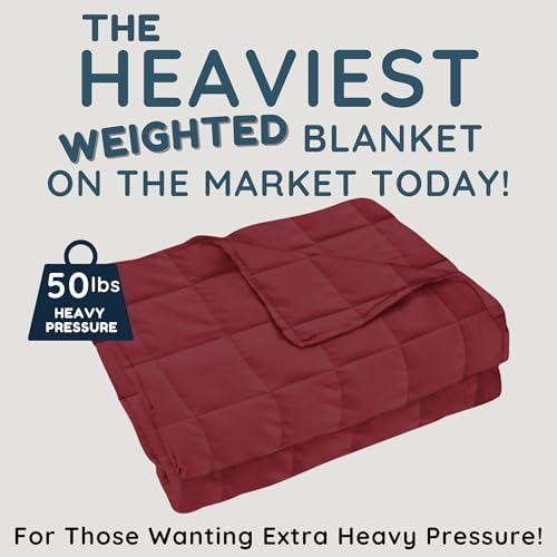 HomeSmart King Size Weighted Blanket 50 lbs - The Heaviest Weighted Blanket - Image 2