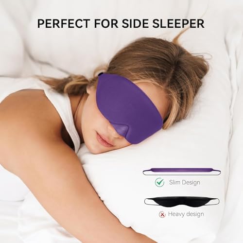 Mavogel Cotton Sleep Eye Mask, Breathable Light Blocking Sleep Mask - Image 4
