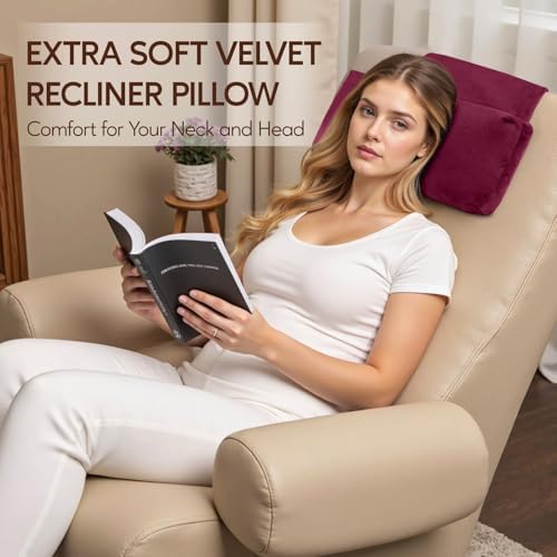 Neck Pillow for Recliner Chair, Adjustable Recliner Pillow for Headrest - Image 2