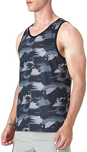 EZRUN Men's Quick Dry Workout Tank Top UPF 50+ Sweat-Wicking Gym Shirt - Image 2