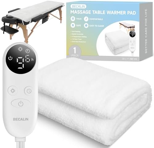 Massage Table Warmer Heating Pad Professional SPA Massage Bed Warmer Pads by BECALIN