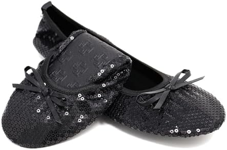 Foldable Flats for Women, Portable Ballet Shoes for Wedding &Travel Comfort - Image 3