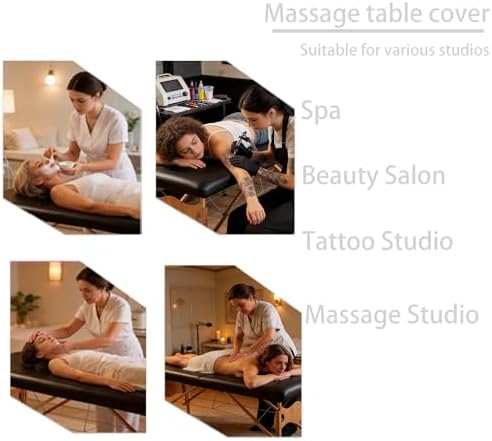 Massage Table Cover, Waterproof PU Leather Massage Bed Cover - Image 2