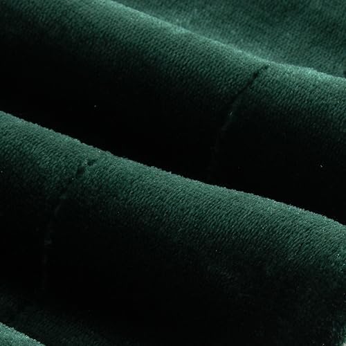 Elegant Comfort Ultra Soft Reversible Flannel Sherpa Blanket - Cozy Silky Fleece Throw for Couch, Bed - Plush Fuzzy Warm Winter Blanket for Gift, Twin, Hunter Green - Image 7