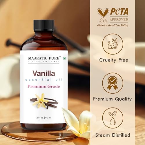 Majestic Pure Vanilla Essential Oil for Diffuser - 2 Fl Oz - Image 2