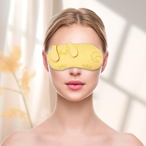 PERFECTSIGHT Cute Sleep Eye Masks (Yellow Puppy) - Image 6