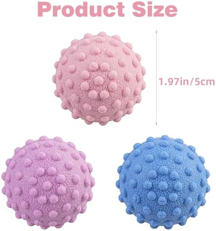 WOVTE Massage Lacrosse Ball Set for Sore Muscles, Shoulders, Neck, Back, Foot, Body, Deep Tissue, Trigger Point, Muscle Knots, Yoga and Myofascial Release - Image 3