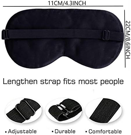 Maxfeel 100% Pure Silk Eye Mask - Sleep Eye Cover in Printed Colors (#10) - Image 2