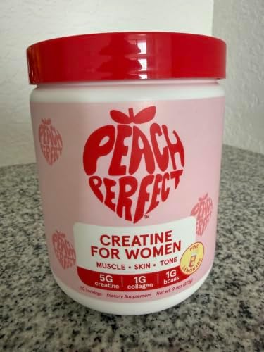 Peach Perfect Creatine for Women – Micronized Creatine Monohydrate Powder with BCAA & Collagen for Glute Strength Support, Boosts Energy, Focus, Strength, and Endurance – Pink Lemonade, 30 Servings - Image 2