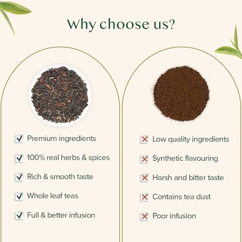 VAHDAM, Darjeeling Black Tea Bags (30 Count) High Caffeine, Non GMO, Gluten Free | Smooth & Sweet Tea With Distinguished Fruity Notes | Full Bodied | Individually Wrapped - Image 5