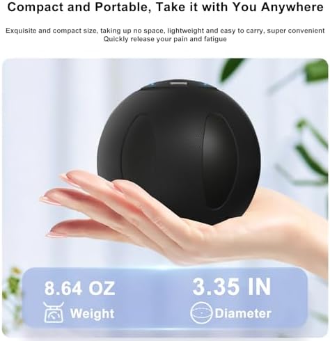 Vibrating Massage Ball with 5-Speed Mode for Muscle Recovery, Myofascial Release - Deep Tissue Massage Ball for Trigger Point Massage - Mobility Ball Back & Hip Flexor Release Tool - Image 6