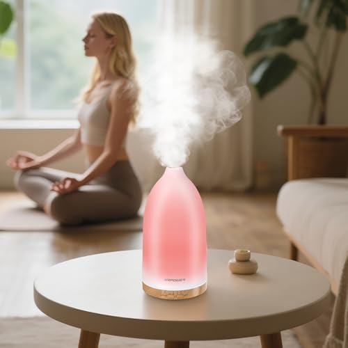 URPOWER 100mL Essential Oil Diffuser Aromatheray Scent Diffusers for Home - Image 5