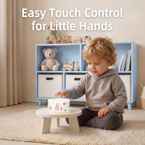 Kipcush White Noise Machine for Baby & Adults, Sleep Sound Machine with 30 Soothing Sounds, 8-Color Night Light, Memory Function, White Noise for Sleeping, Nursery, Office, Travel, Relaxation - Image 6