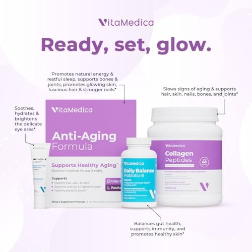 VitaMedica Anti-Aging AM/PM Multivitamin Packets, for Women & Men, 30 Packs - Image 5